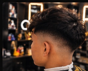 Fade haircut style